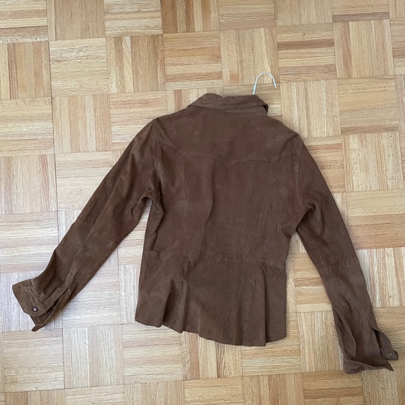 Perfect condition Leather Zara shirt - Picture 2 of 5